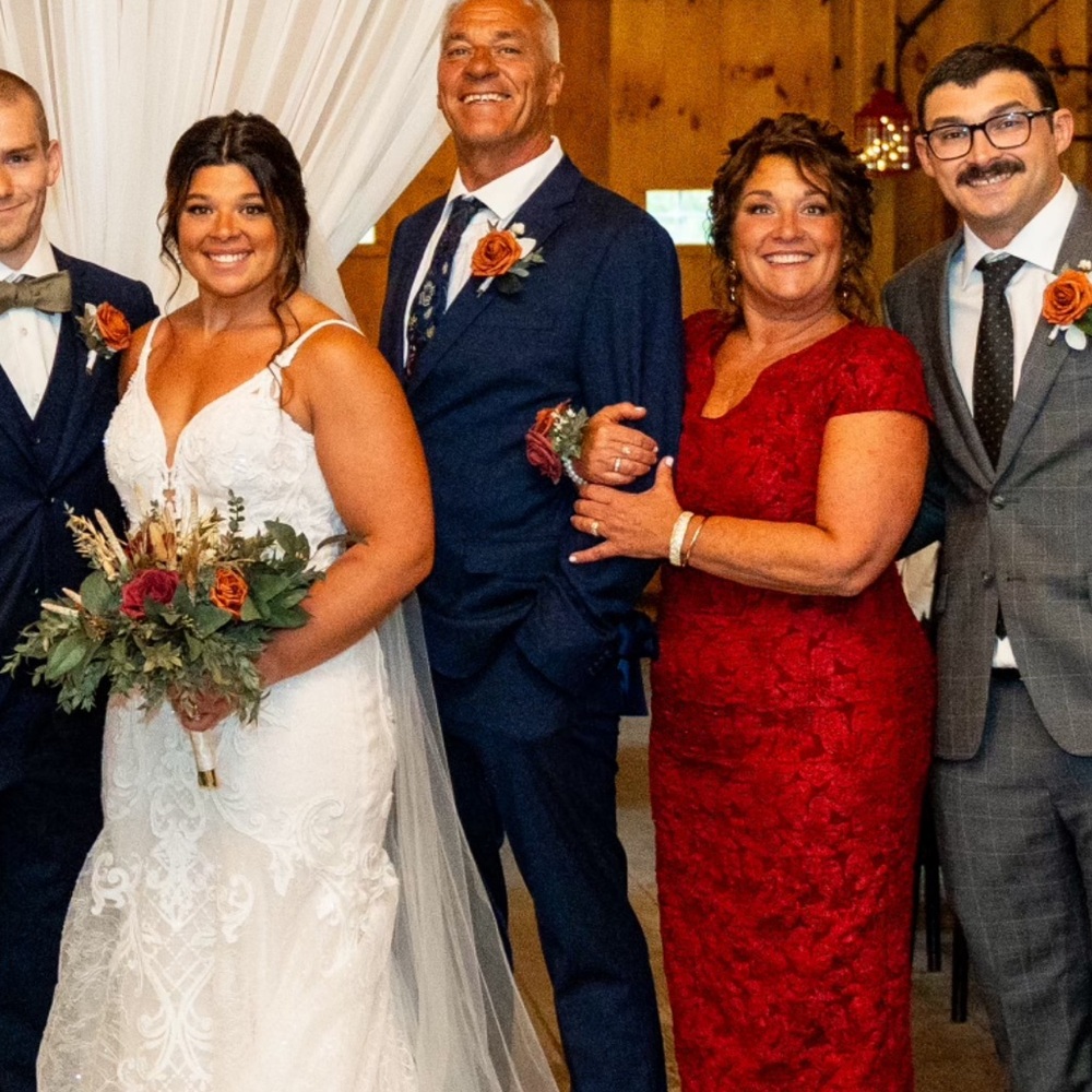 Cranberry color Mother of bride/groom/grandmother